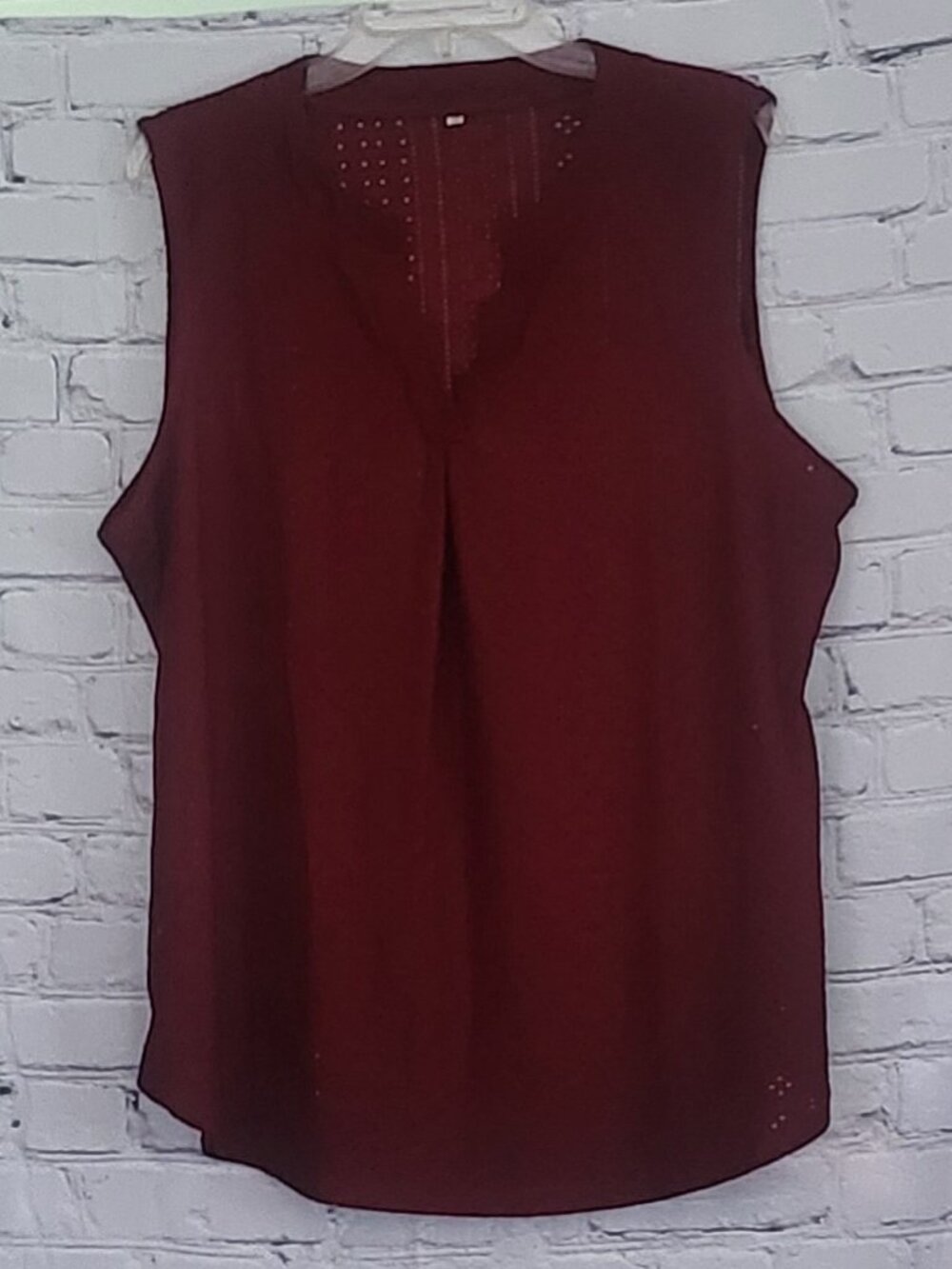 No Brand Label, Size XXL, Burgundy